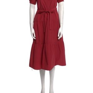 10 Crosby Derek Lam Red Midi Dress